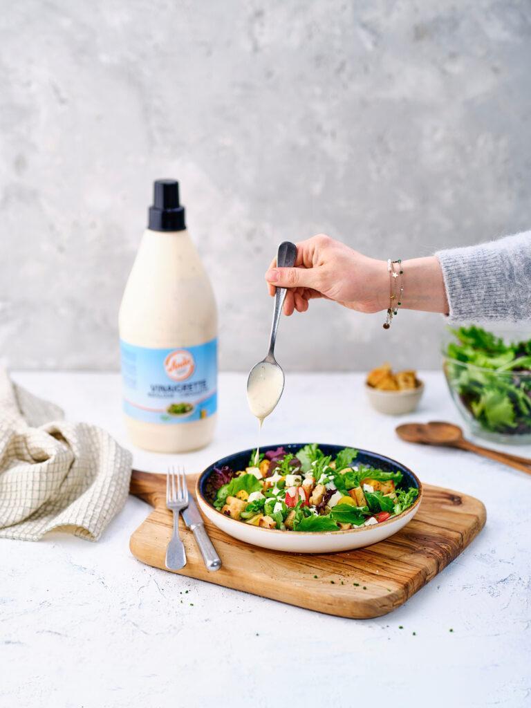 vinaigrette op slaatje