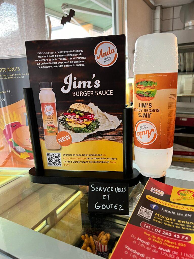 Jim's Burger comme sauce de générateur de marge